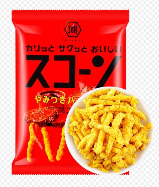 KOIKEYA CORN STICKS BBQ BEEF FLAVOUR湖池屋粟米条和牛炙烧味